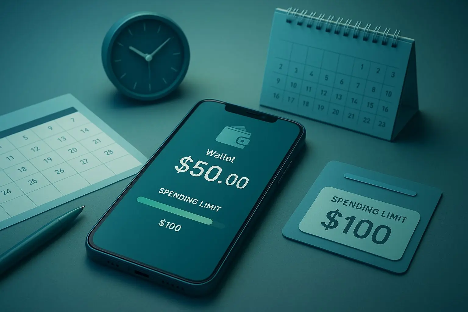 Imagem conceptual de gestão de orçamento e controlo de tempo de jogo